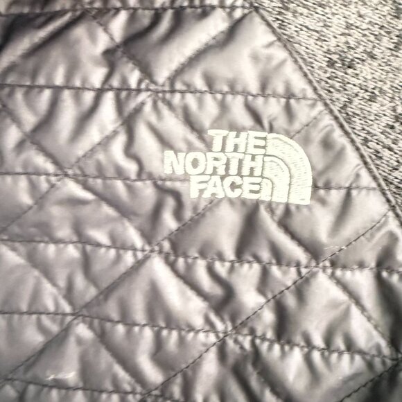 The North Face Full Zip Quilted Fleece Hoodie Jacket Toddler 6T Black Outdoor - Picture 5 of 8